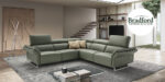 Invictus Brown Leather Corner Sofa