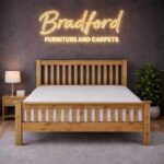 Monaco Bed with High Foot End in all size & colors