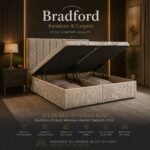 Ottoman Bed Frame with 49'' High Headboard - Image 2