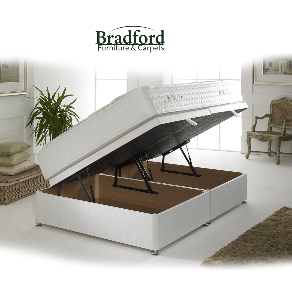 Ottoman Bed Frame with HeadBoard pic 1 Ottoman Bed Frame with HeadBoard - Image 1