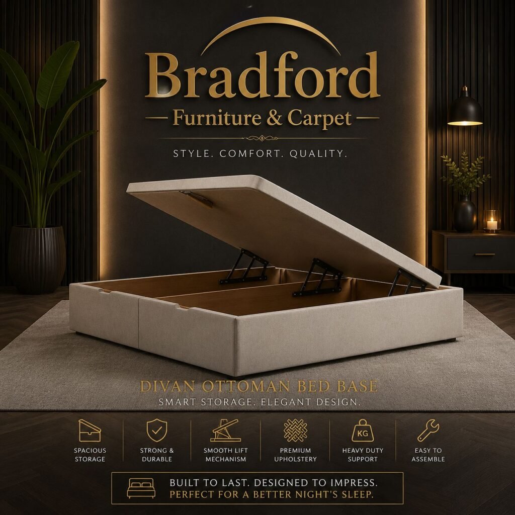 Ottoman Side Lift Storage Bed Frame