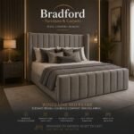 Safari Glitter Wing Bed Frame