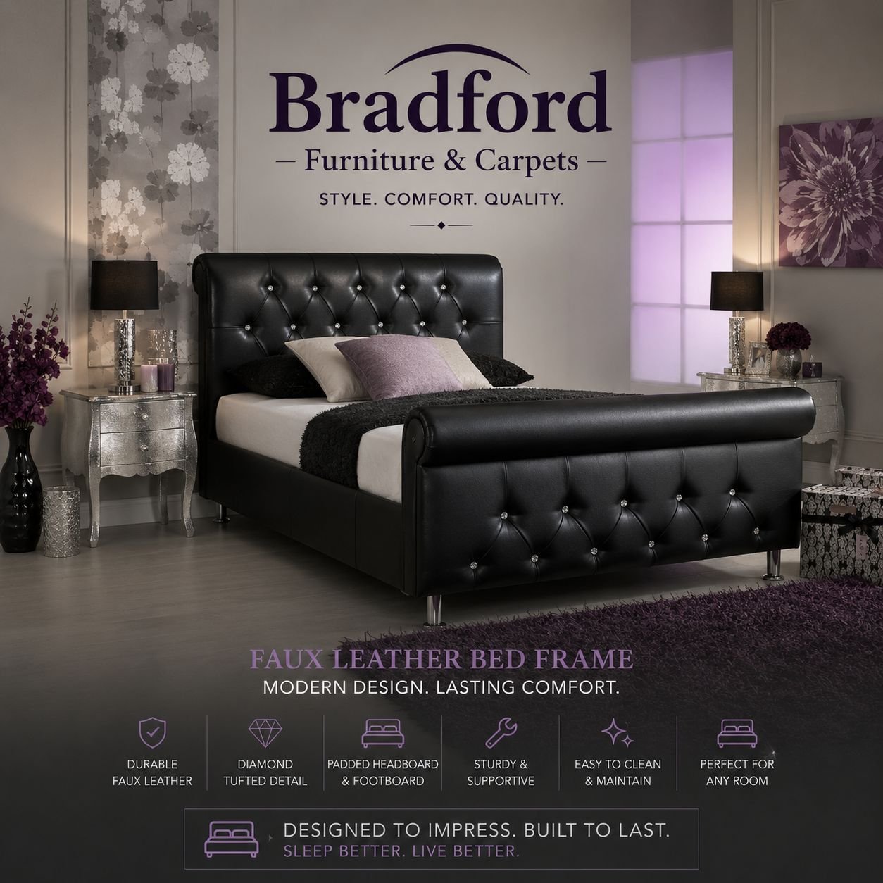 Tuscany Diamond Bed Frame
