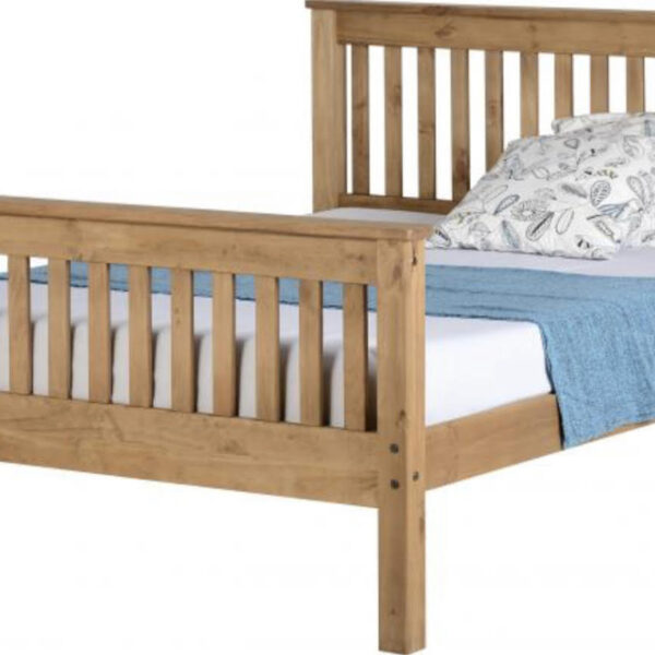 Monaco Waxed Pine Bed Frame