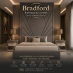 Chesterfield Platform Bed Frame High Designer Headboard