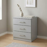 Dakota 3 Drawer Bedside