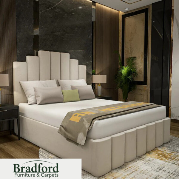 Isabella Plush Fabric Bed Frame