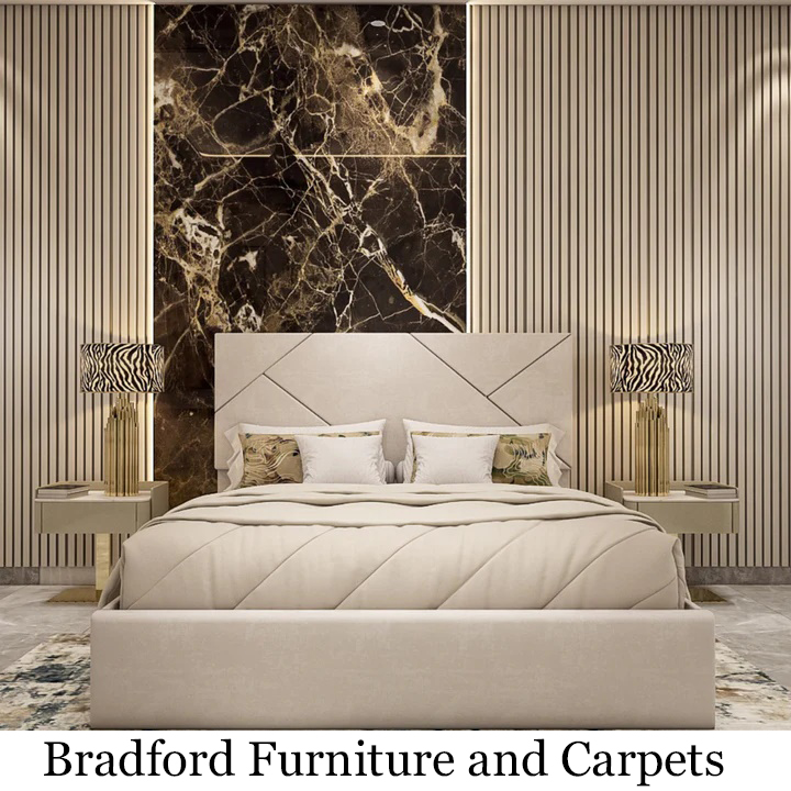 King Size Bed - Perci Upholstered Bed Frame