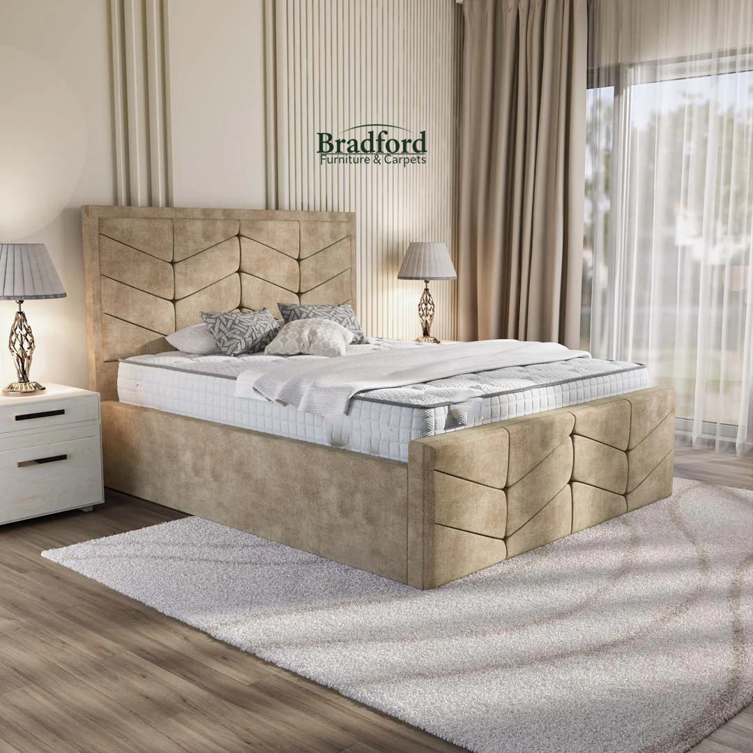 Lancaster Upholstered Bed Lancaster Upholstered Bed - Mink Coniston - Image 1