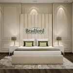 Linear Panel Bed Frame - Tall Headboard - Image 2