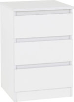 Malvern 3 Drawer Bedside (PAIR) - Image 2