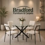 Sheldon Round Glass Top Dining Set