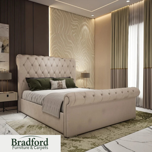 Super King Size Bed - Scroll Bed Frame