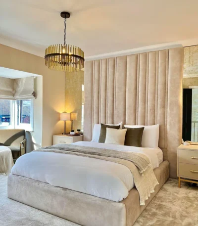 Charlie Bespoke Wall Headboard Bed