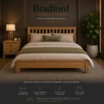 Amsterdam Oak Bed with Low foot end