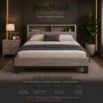 Bali Bookcase Headboard Bed