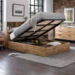 Bali Ottoman Storage Bed With Gas Lift Up System - Image 2