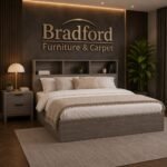 Bali Ottoman Storage Wood Bed With Gas Lift Up System - Image 2