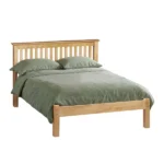 Barcelona Bed Low foot end Pine 120CM - Image 2