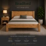 Barton Bed in Waxed Pine