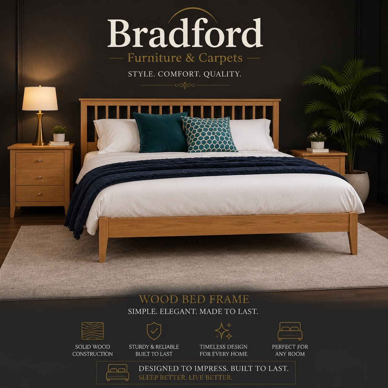 Cotswold Bed with Oak Effect
