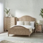 Fleur Rattan Bed with Light Oak Color - Image 2