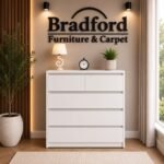Malvern 3+2 Drawer Chest with Sonoma Oak Color