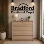 Malvern 3+2 Drawer Chest with Sonoma Oak Color - Image 3