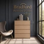 Malvern 4 Drawer Chest with Urban Snow Color - Image 3