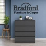 Malvern 4 Drawer Chest with Urban Snow Color - Image 5