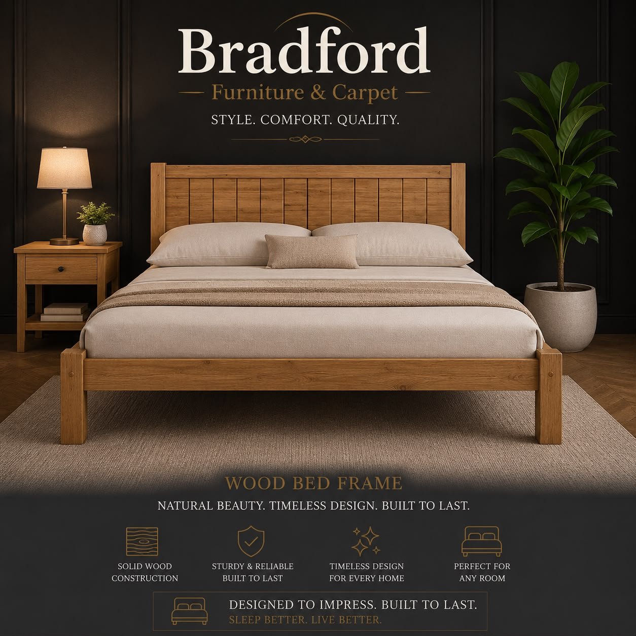 Maya Bed in Distressed Waxed Pine Maya Bed in Distressed Waxed Pine - Image 1