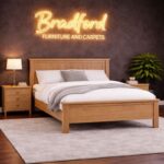 Memphis Limed Oak Bed