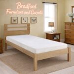 Santana 3' and 4'6" Bed with Light Oak/Rattan Effect - Image 3