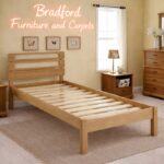 Santana 3' and 4'6" Bed with Light Oak/Rattan Effect - Image 4