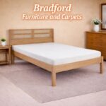 Santana 3' and 4'6" Bed with Light Oak/Rattan Effect