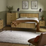 Sia Bed with Natural Oak effect - Image 2