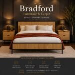 Sia Bed with Natural Oak effect
