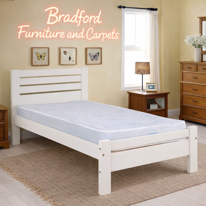 Toledo 3' Bed in White Color
