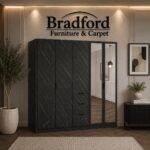 Alba Miro High Gloss Wardrobe With Heavy Back Panel - Image 4