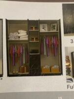 Alba Miro High Gloss Wardrobe With Heavy Back Panel - Image 3