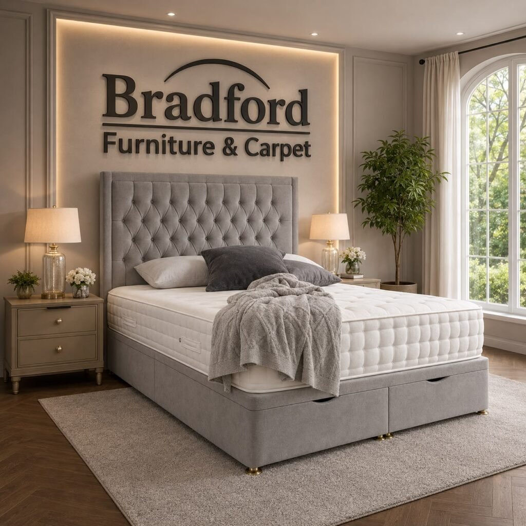 Albans Ottoman End Lift Storage Divan Bed Frame