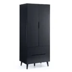 Alicia Combination Wardrobe in White & Anthracite - Image 4