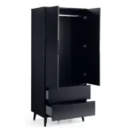 Alicia Combination Wardrobe in White & Anthracite - Image 5