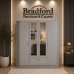 Alicia Oslo High Gloss Wardrobe | Bradford Furniture & Carpets - Image 2