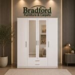 Alicia Oslo High Gloss Wardrobe | Bradford Furniture & Carpets