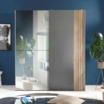 Berno Sliding 2 Door Wardrobe With Mirror - Image 2