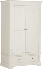 Bordeaux 2 Door Wardrobe in Ivory Color - Image 2