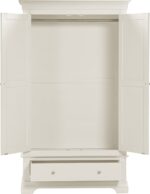 Bordeaux 2 Door Wardrobe in Ivory Color - Image 6