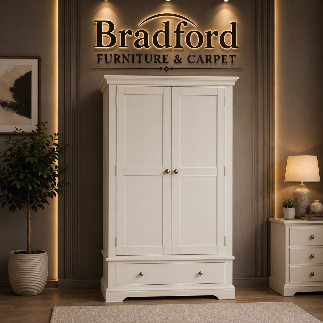 Bordeaux 2 Door Wardrobe