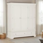 Bordeaux 3 Door Wardrobe in Ivory Color - Image 4